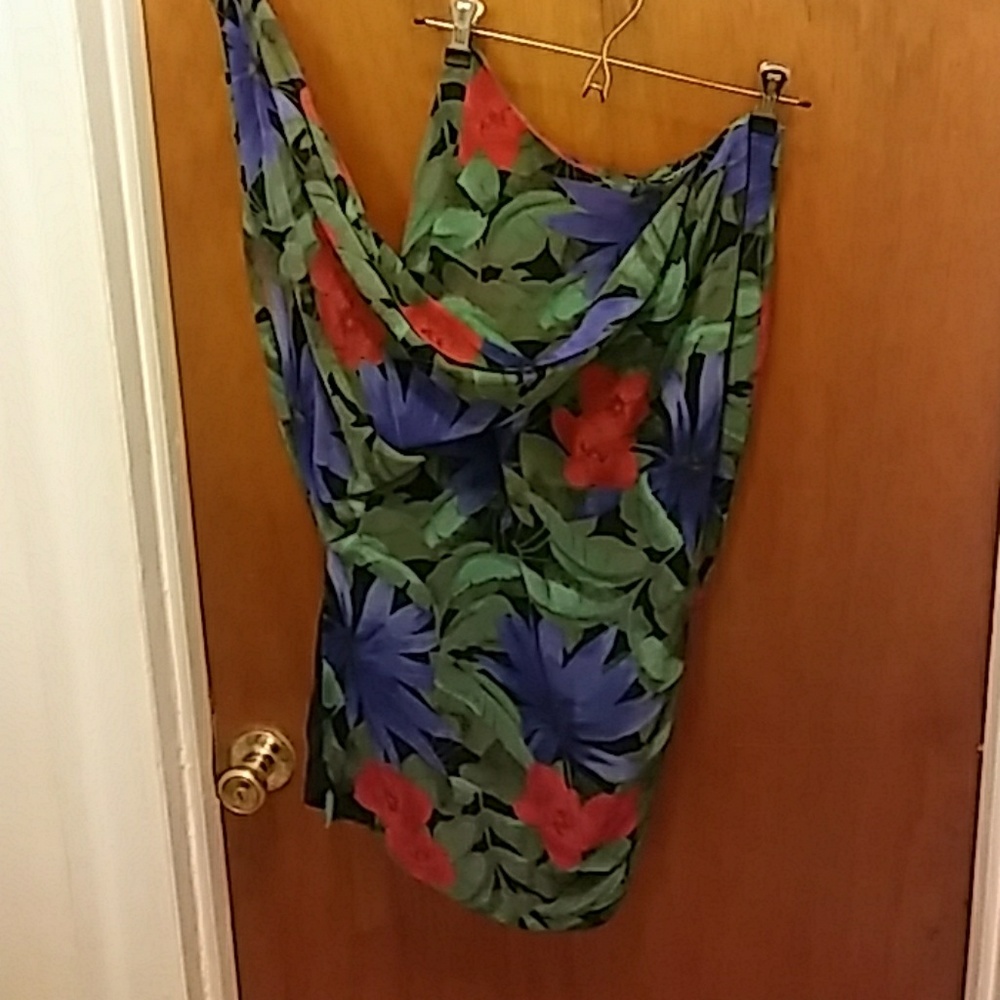 AMANDA SMITH Flower Pattern Skirt👗💜❤️